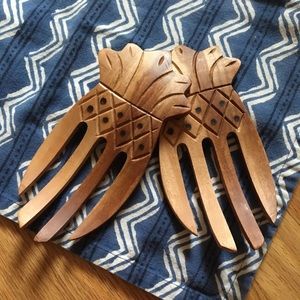 Pineapple Wood Serving utensils